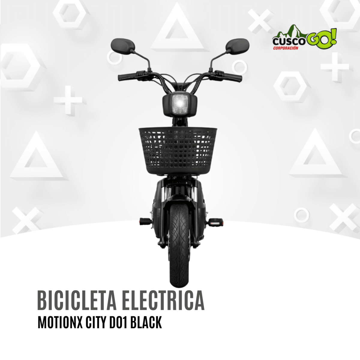 Bicicleta Eléctrica MotionX City D01 Negro3