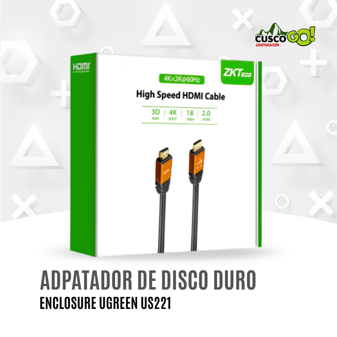Cable HDMI ZKTeco HD101 1.5m alta velocidad 0