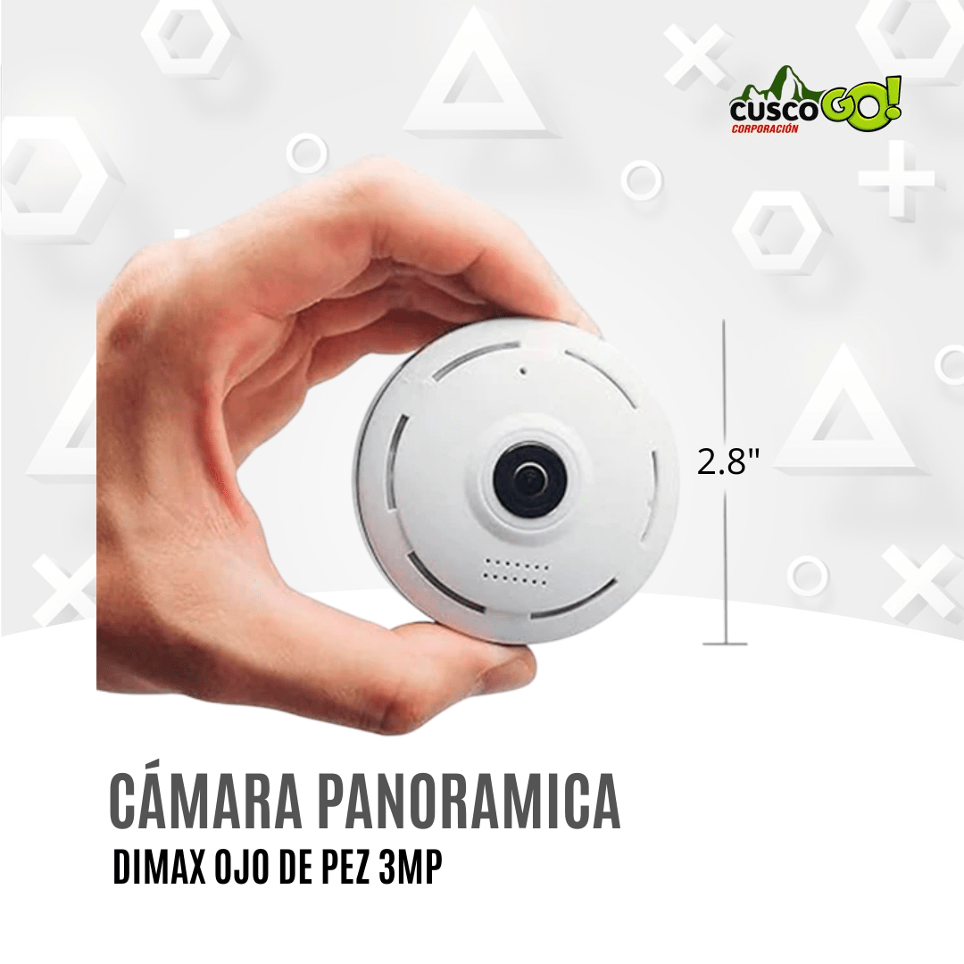 Cámara panorámica ojo de pez Dimax G106 3MP4