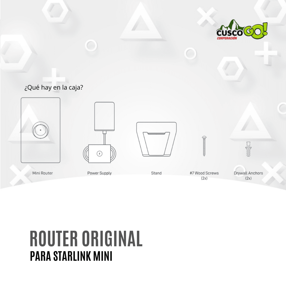 Router Wi-Fi 5 Mesh Original para Starlink Mini3