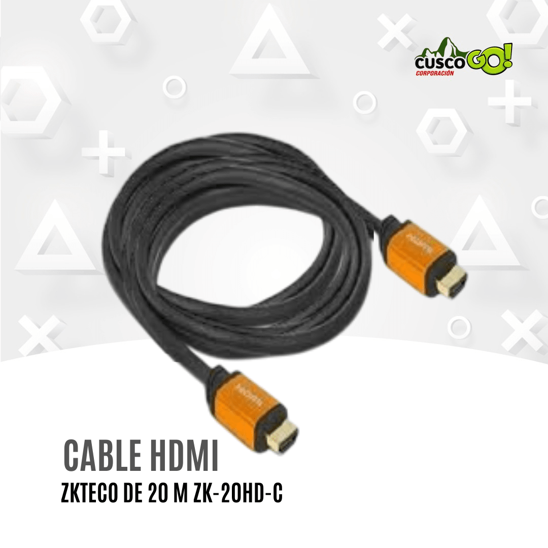Cable HDMI ZKTeco ZK-20HD-C 20m alta velocidad2