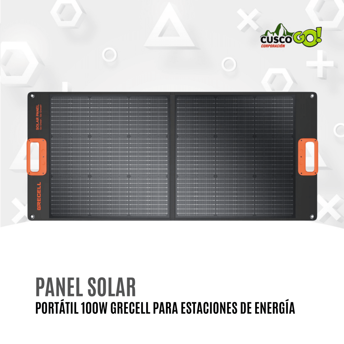 Panel Solar Portátil 100W Grecell para Estaciones de Energía 0