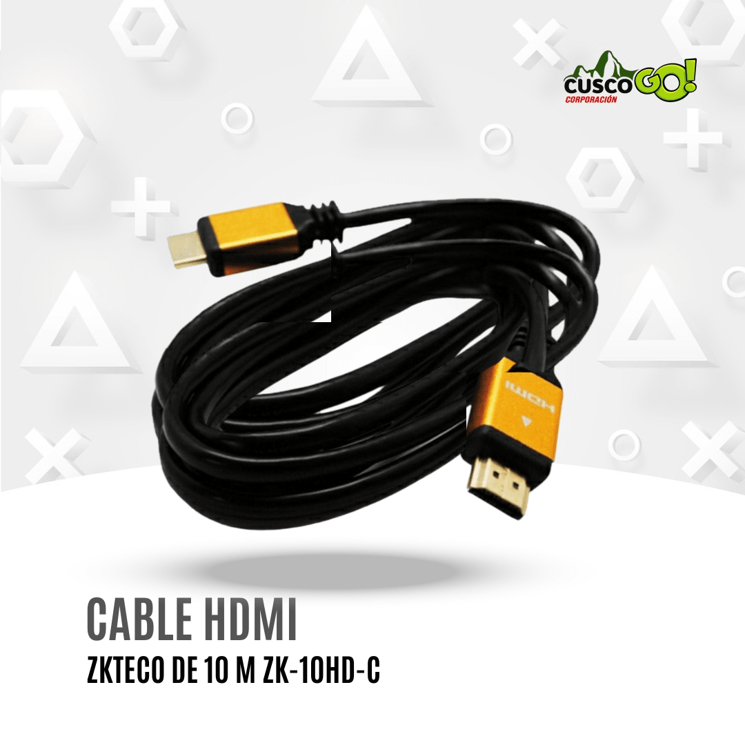 Cable HDMI ZKTeco ZK-10HD 10m alta velocidad2
