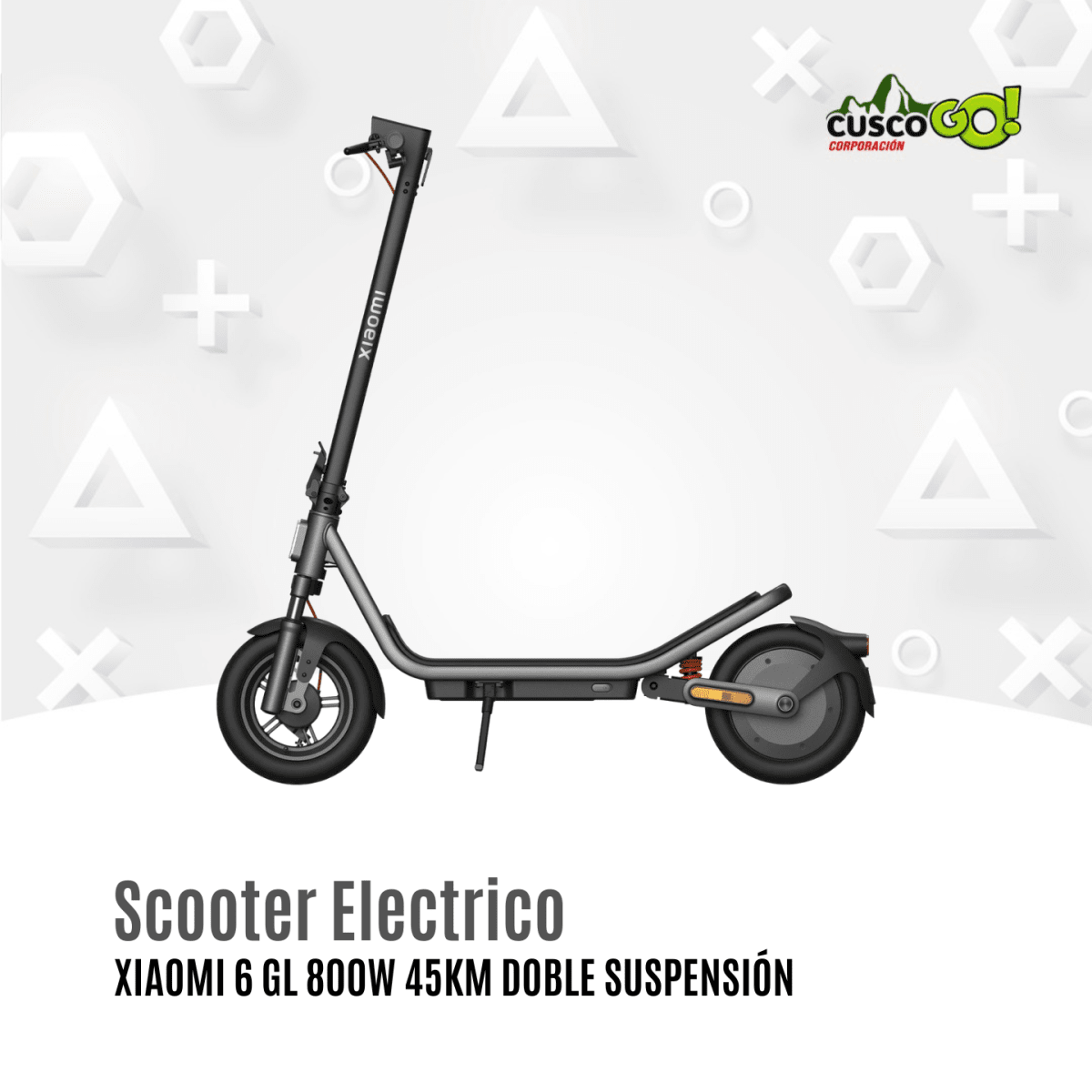 Scooter Eléctrico Xiaomi 6 GL 800W 45km Doble Suspensión 0