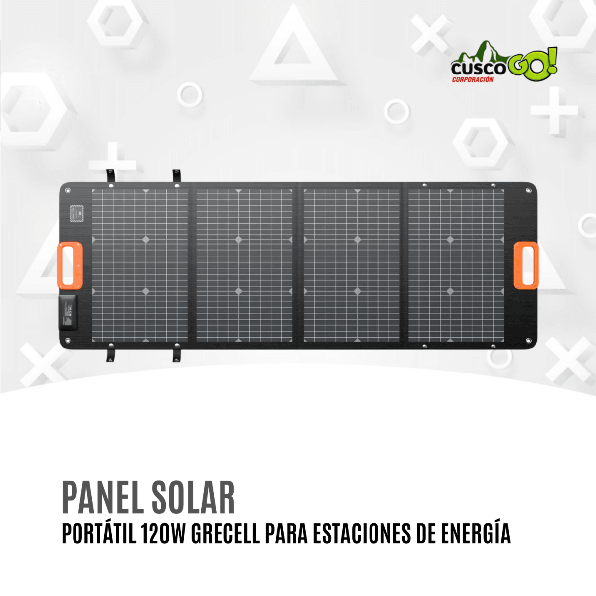 Panel Solar Portátil 120W Grecell para Estaciones de Energía 0