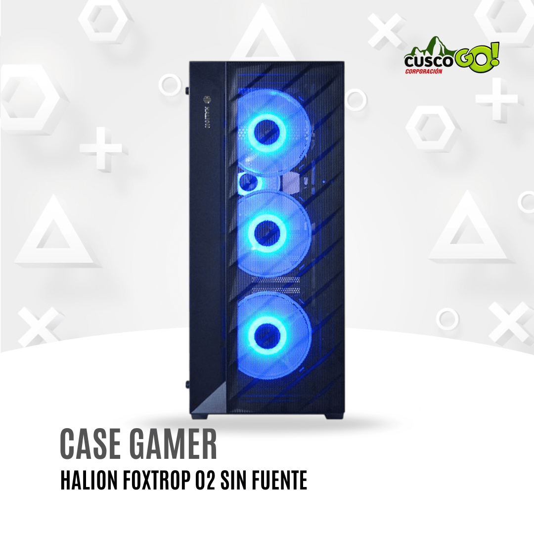 Case Gamer Halion Foxtrot 02 Metal 4X ARGB sin fuente 0