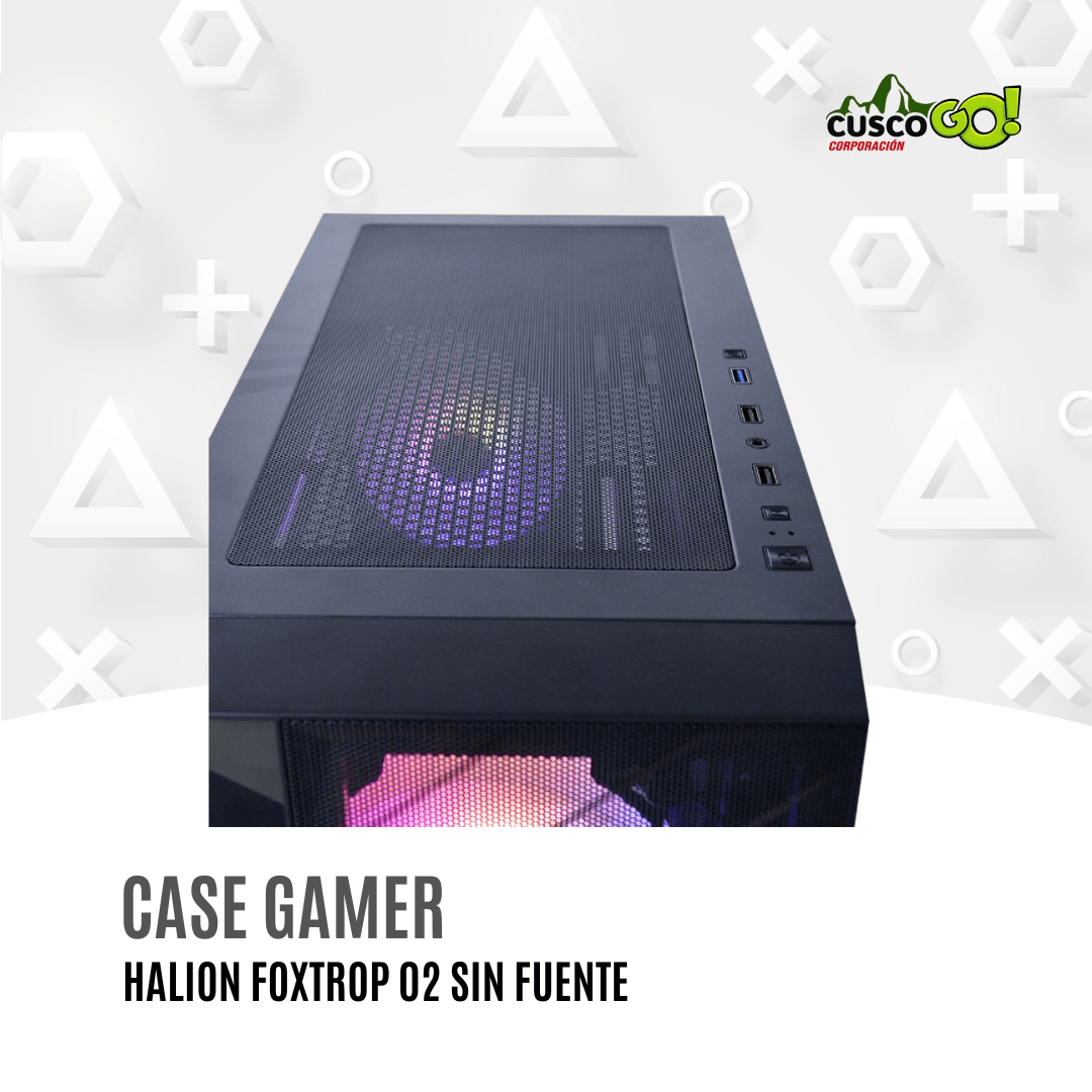 Case Gamer Halion Foxtrot 02 Metal 4X ARGB sin fuente3