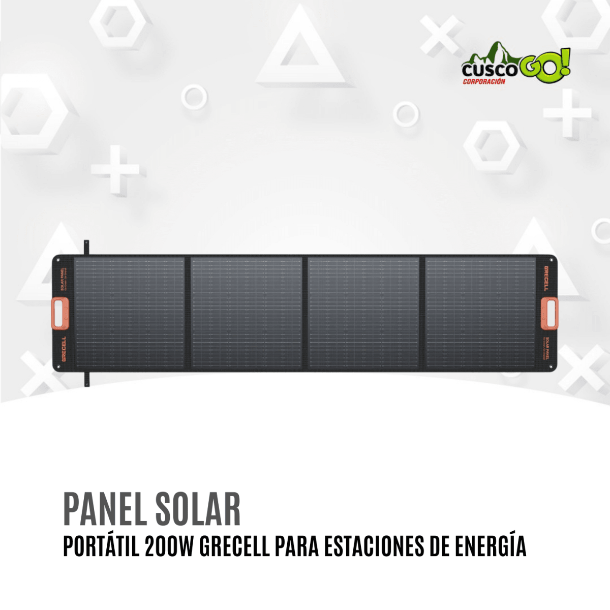 Panel Solar Portátil 200W Grecell para Estaciones de Energía2