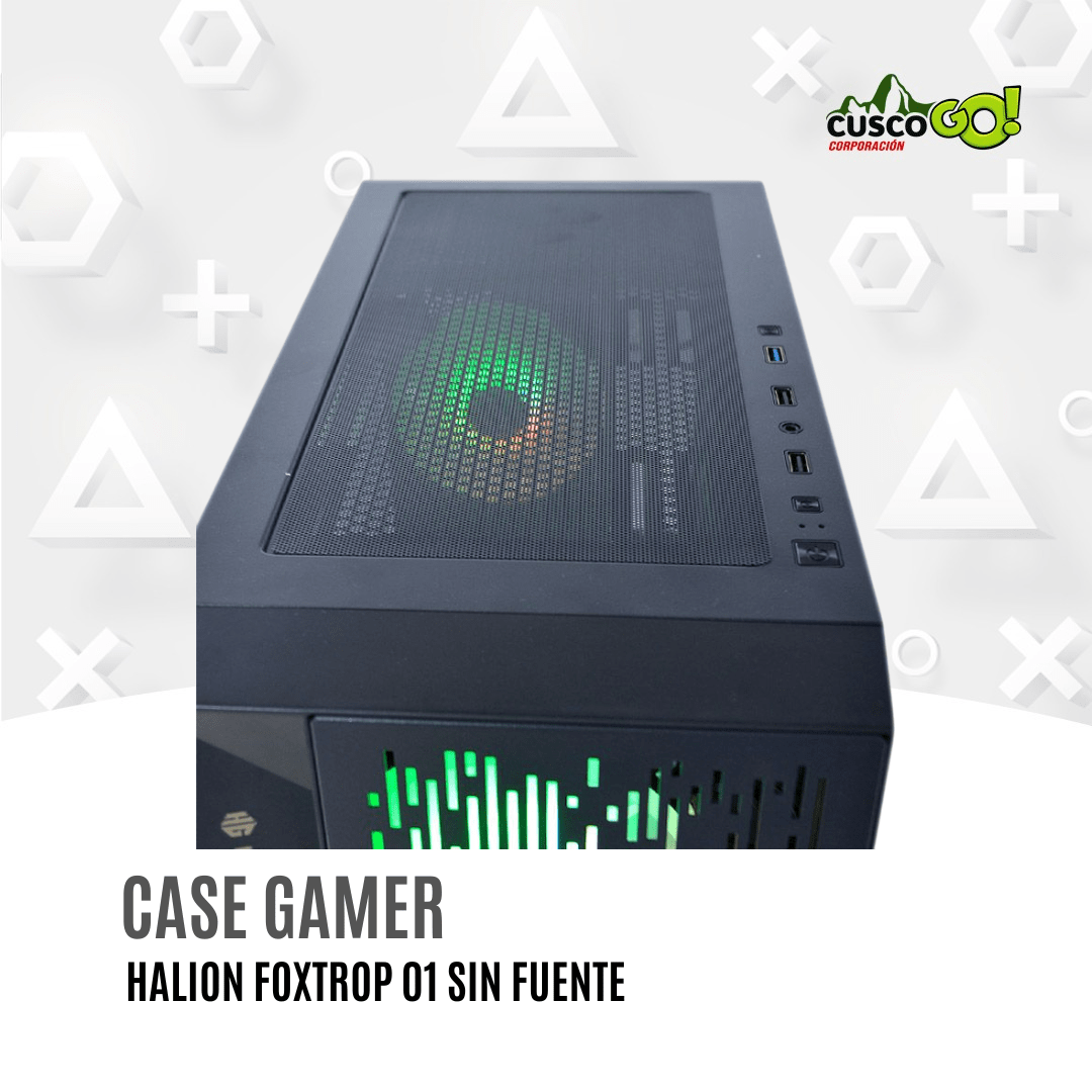 Case Gamer Halion Foxtrot 01 Metal 4X ARGB sin fuente3