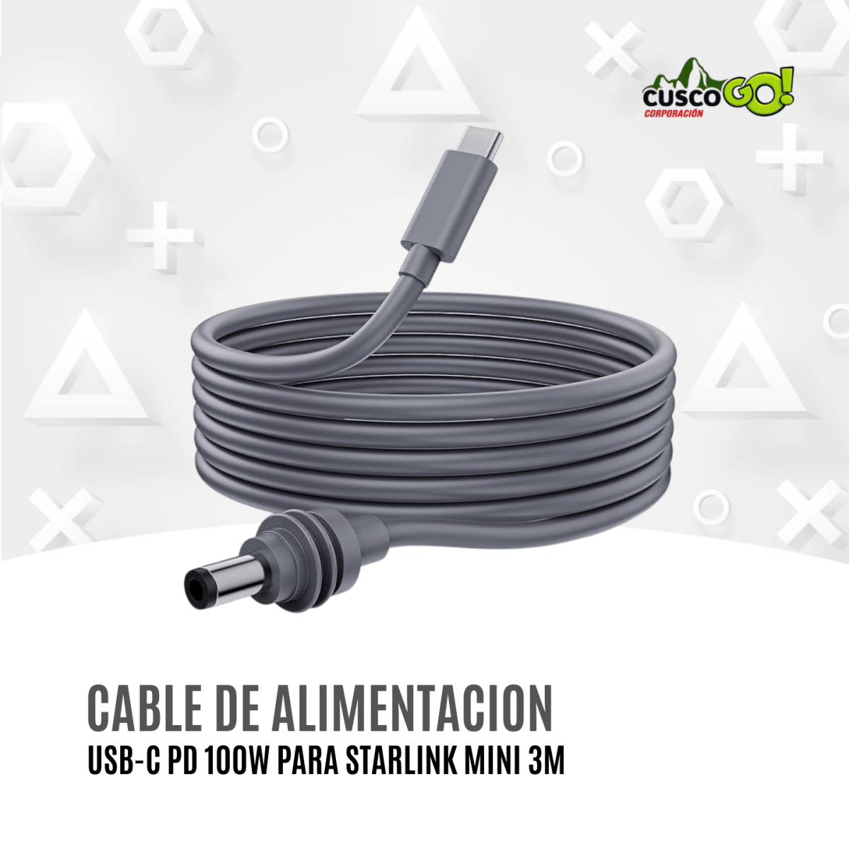 Cable de Alimentación USB-C PD 100W para Starlink Mini 0