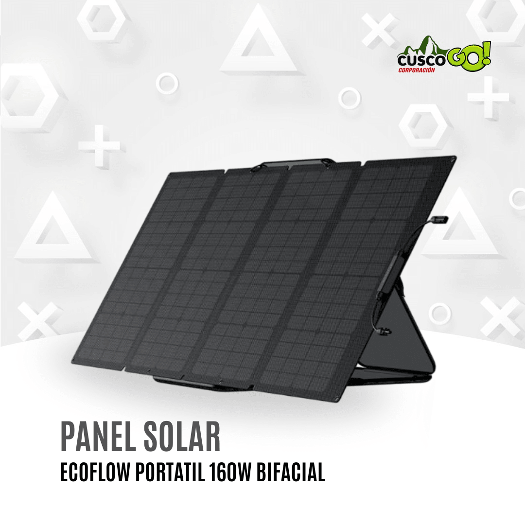 Panel Solar Portatil EcoFlow 160W Bifacial2