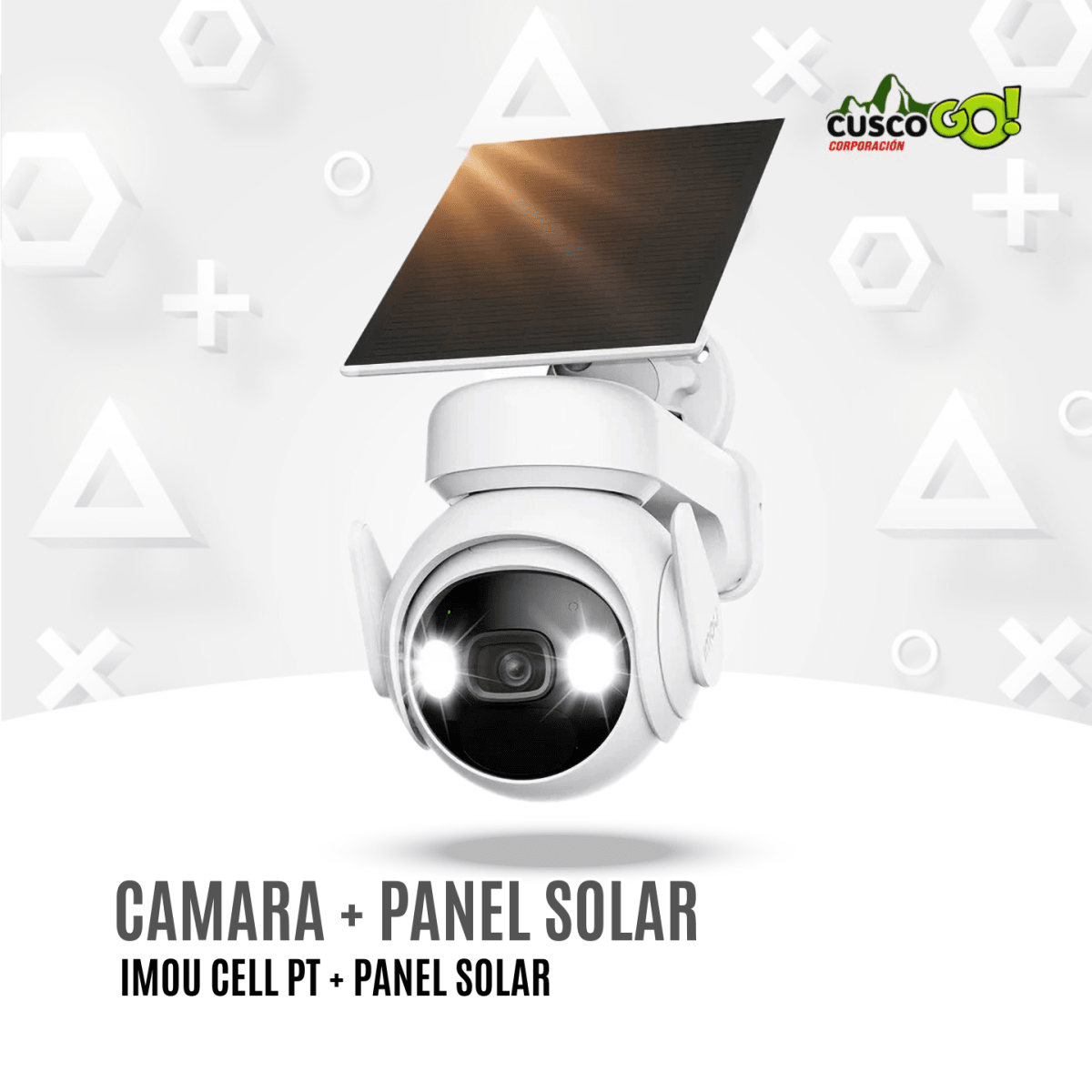 Camara de seguridad WiFi Imou Cell PT 3MP con panel solar2