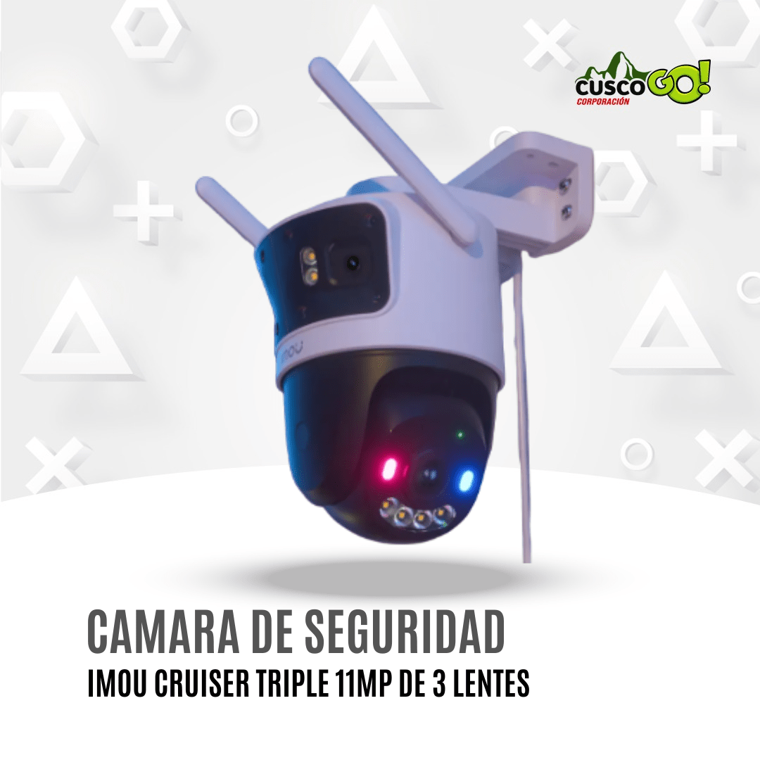 Camara de Seguridad Imou Cruiser Triple 11MP con 3 Lentes 0