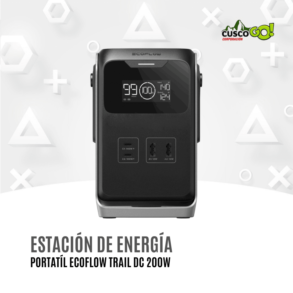 Estación de Energía Portátil Ecoflow Trail DC 200W 0
