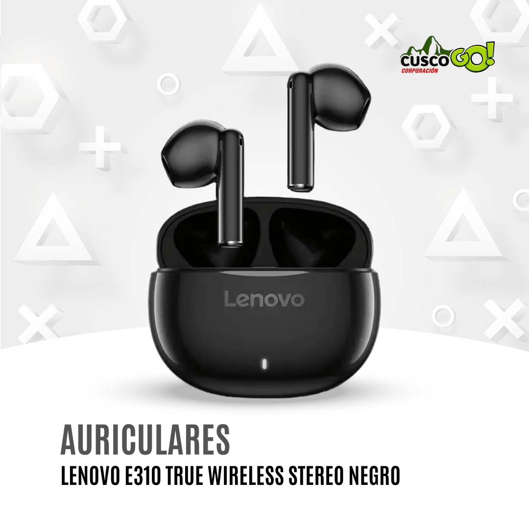 Auriculares Lenovo E310 True Wireless Stereo Negros 0