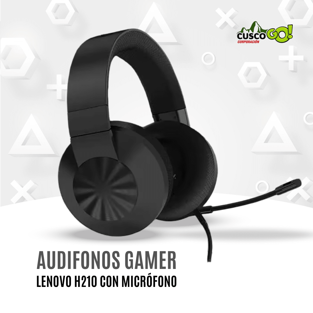 Auriculares Gamer Lenovo H210 con Microfono2