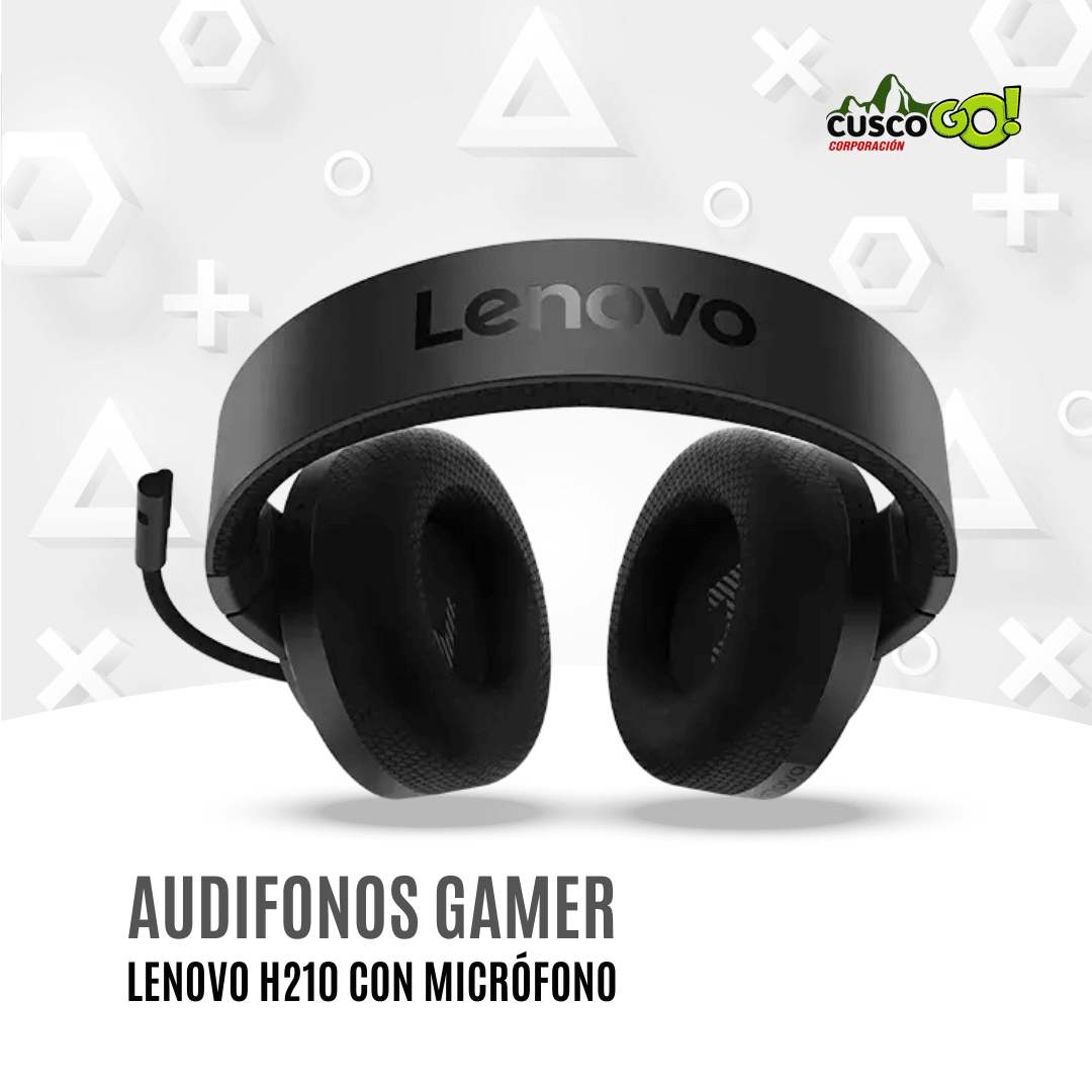 Auriculares Gamer Lenovo H210 con Microfono3