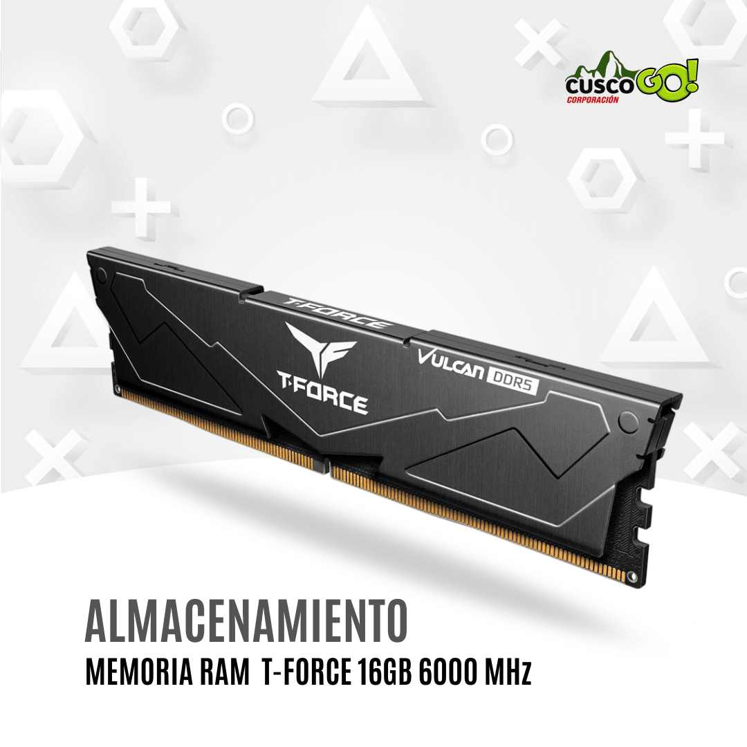 Memoria RAM TeamGroup T Force Vulcan DDR5 16GB 6000MHz2