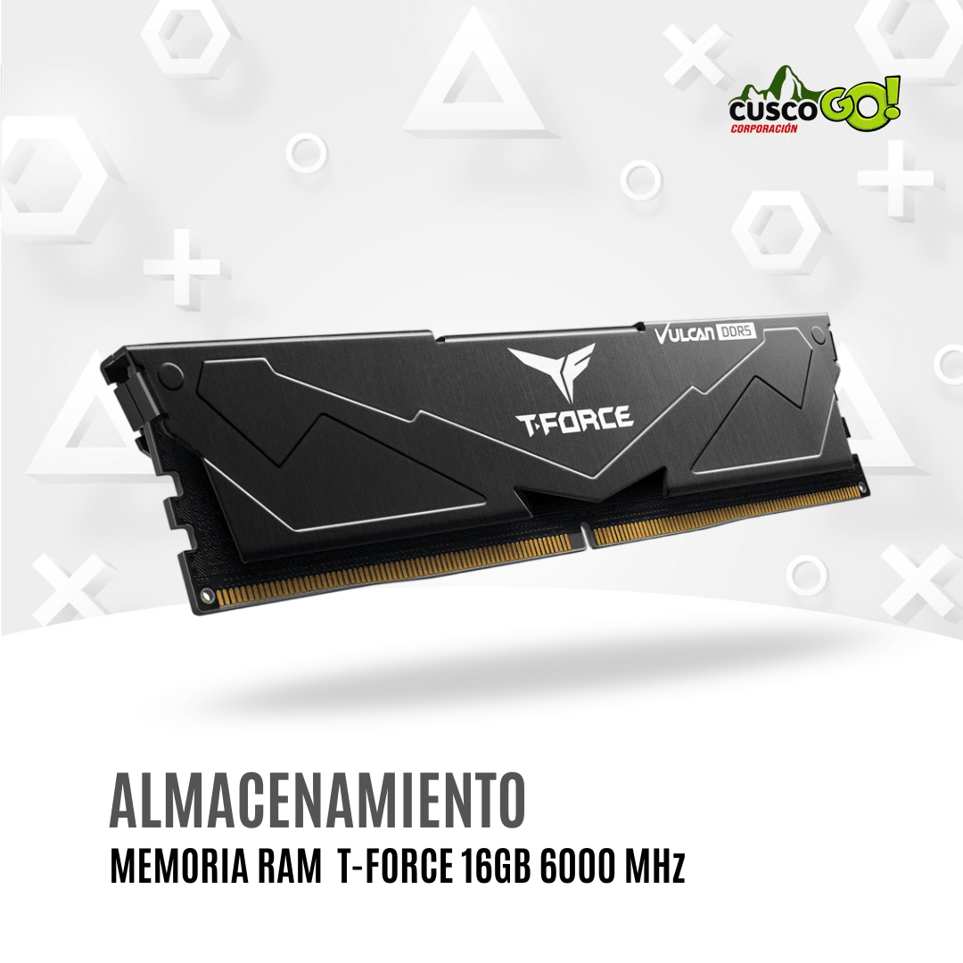 Memoria RAM TeamGroup T Force Vulcan DDR5 16GB 6000MHz3