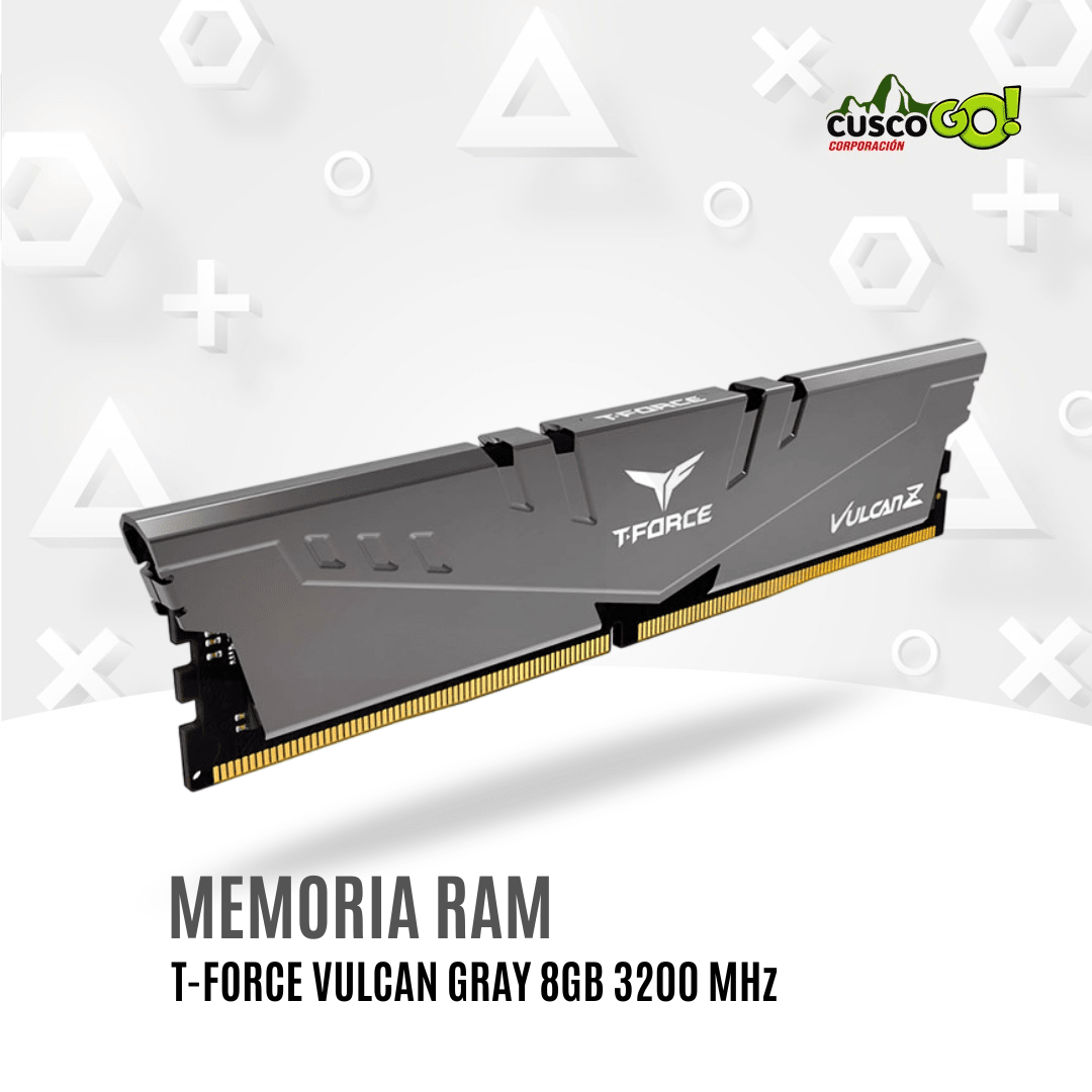 Memoria RAM TeamGroup T Force Vulcan Z Gray 8GB DDR4 3200MHz 0