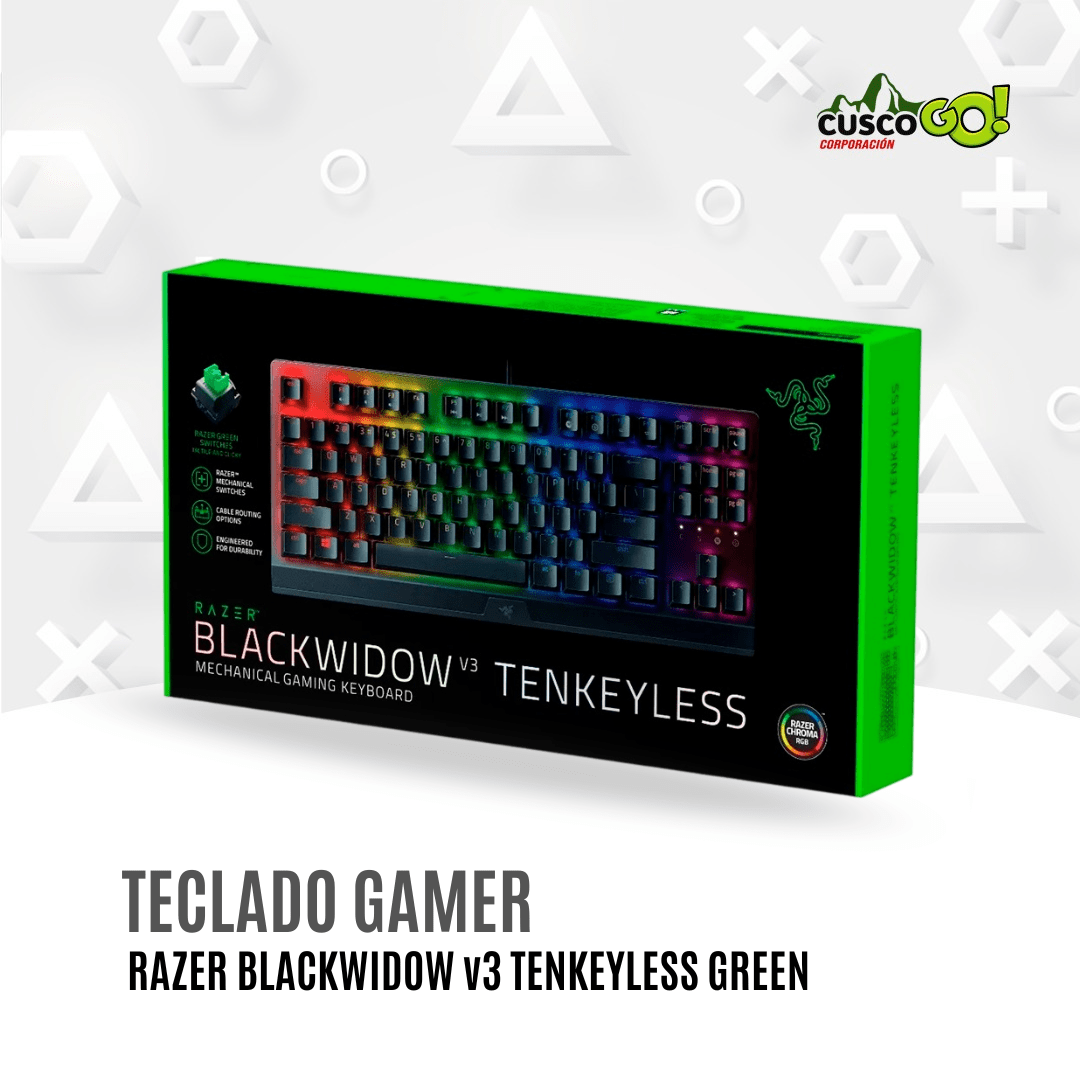 Teclado Mecanico Razer BlackWidow V3 TKL Switch Green 0