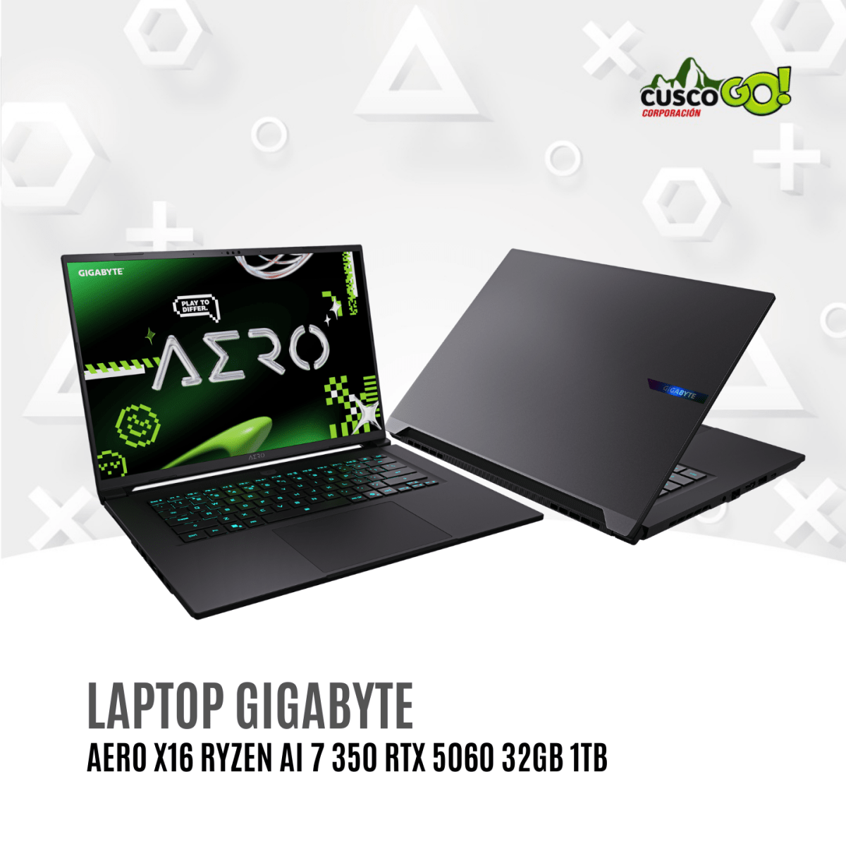 Laptop Gigabyte AERO X16 Ryzen AI 7 350 RTX 5060 32GB 1TB4