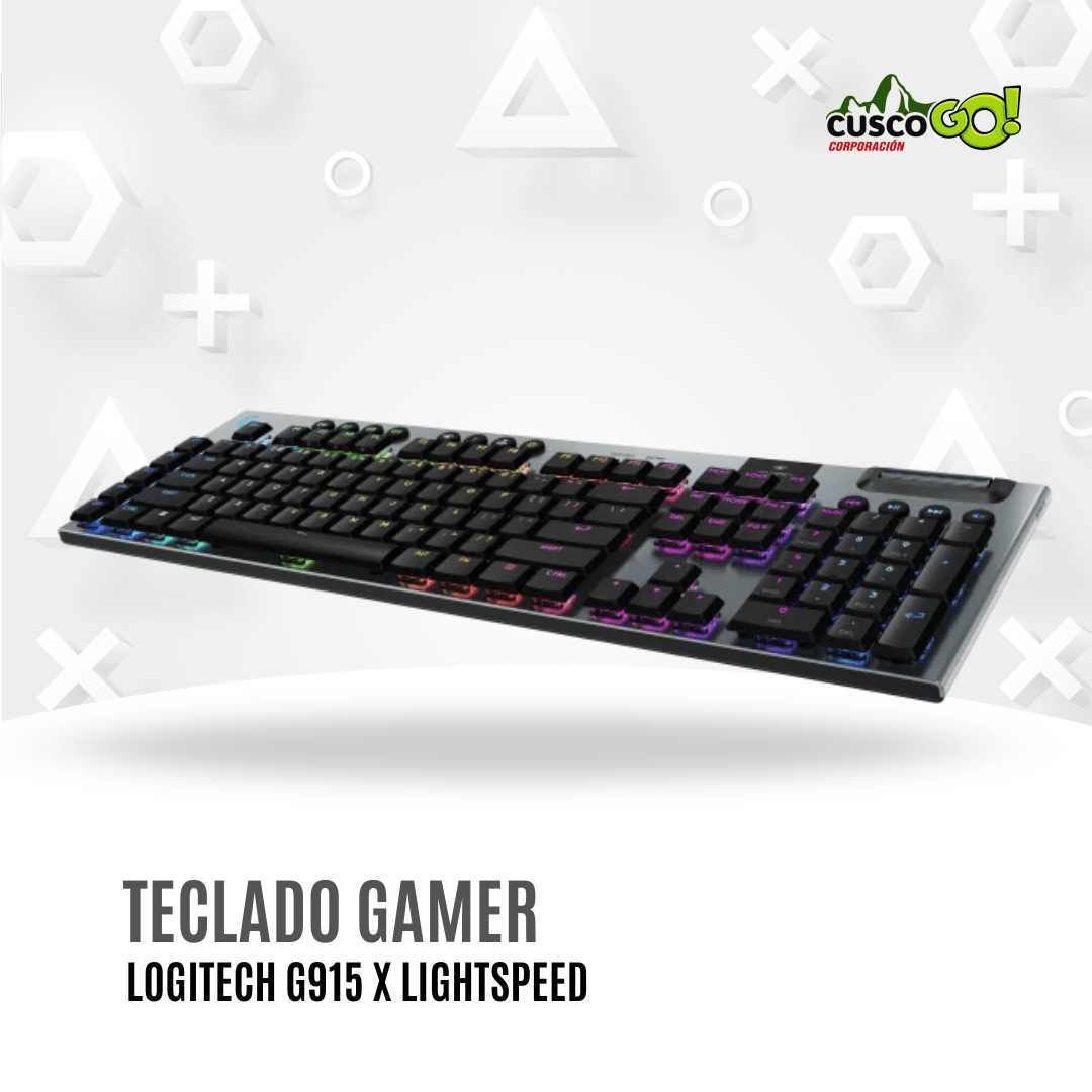 Teclado Mecanico Gamer Logitech G915X Lightspeed Black2
