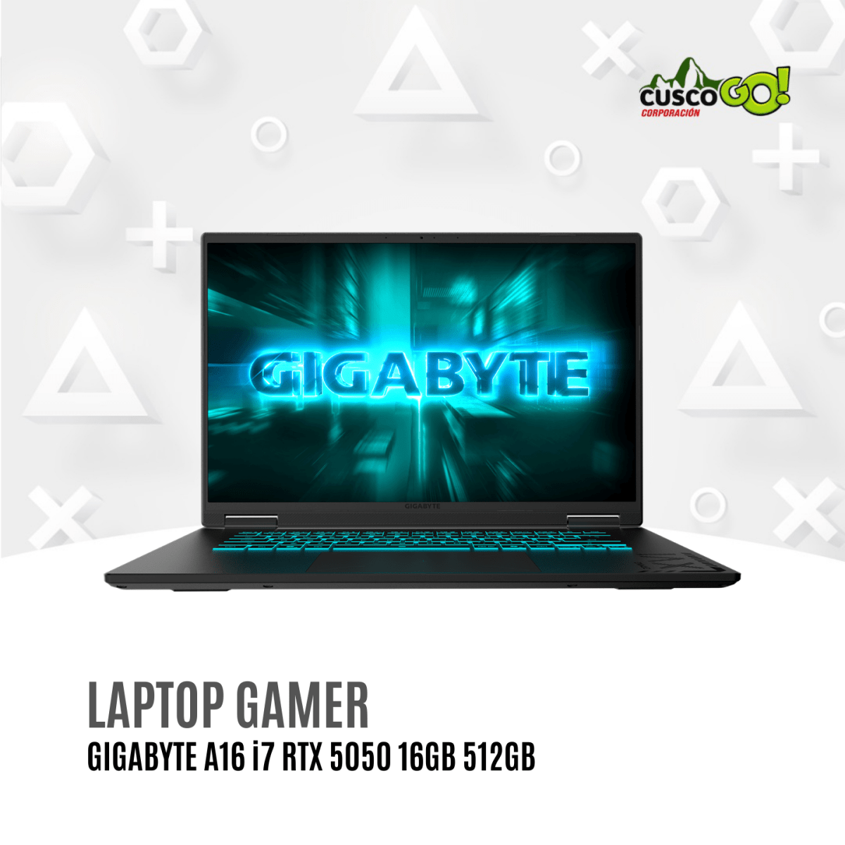 Laptop Gamer Gigabyte A16 i7 RTX 5050 16GB 512GB 0
