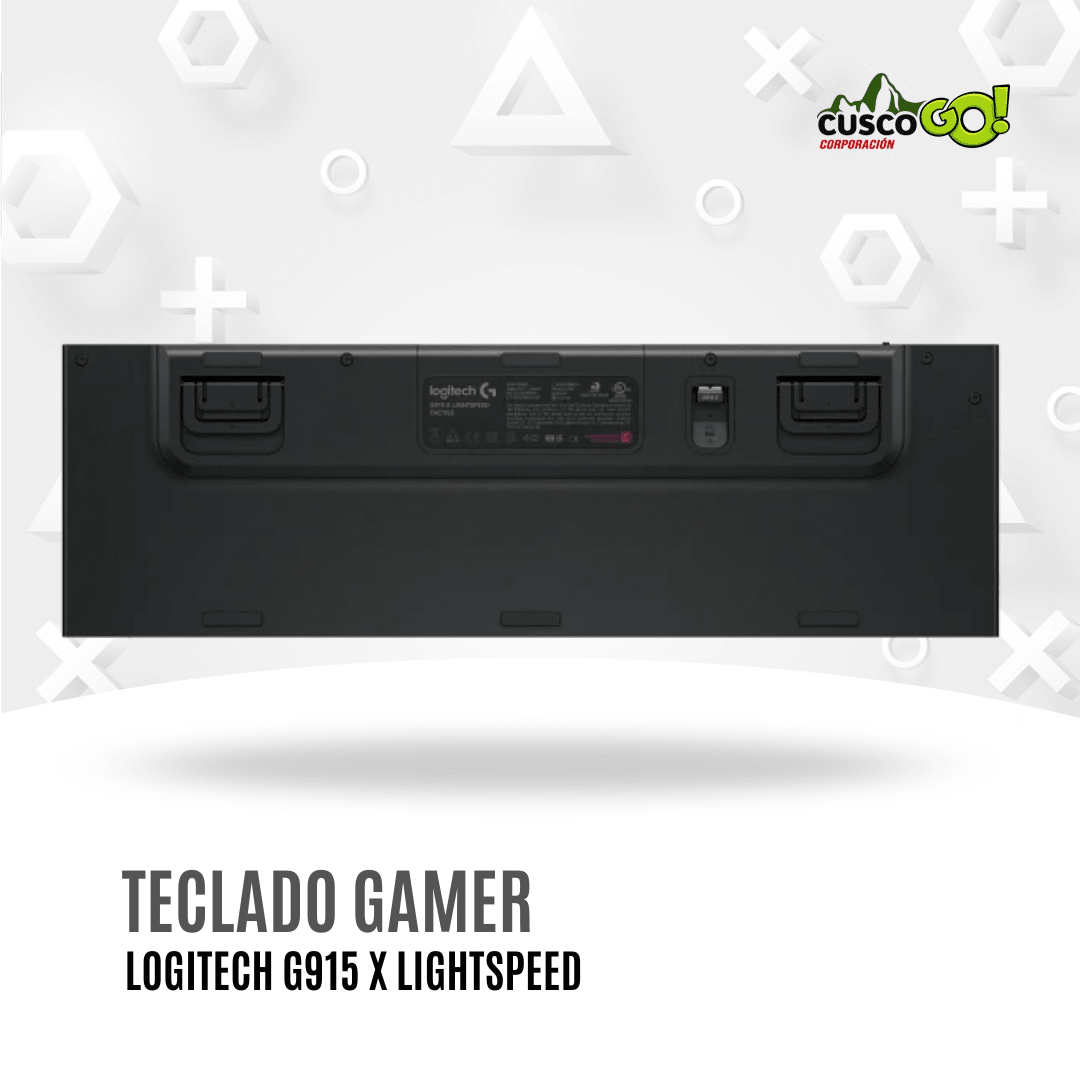 Teclado Mecanico Gamer Logitech G915X Lightspeed Black4
