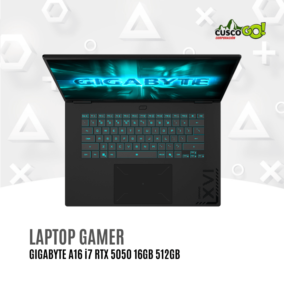 Laptop Gamer Gigabyte A16 i7 RTX 5050 16GB 512GB2