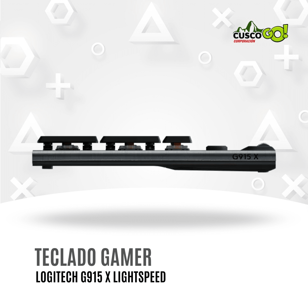 Teclado Mecanico Gamer Logitech G915X Lightspeed Black3