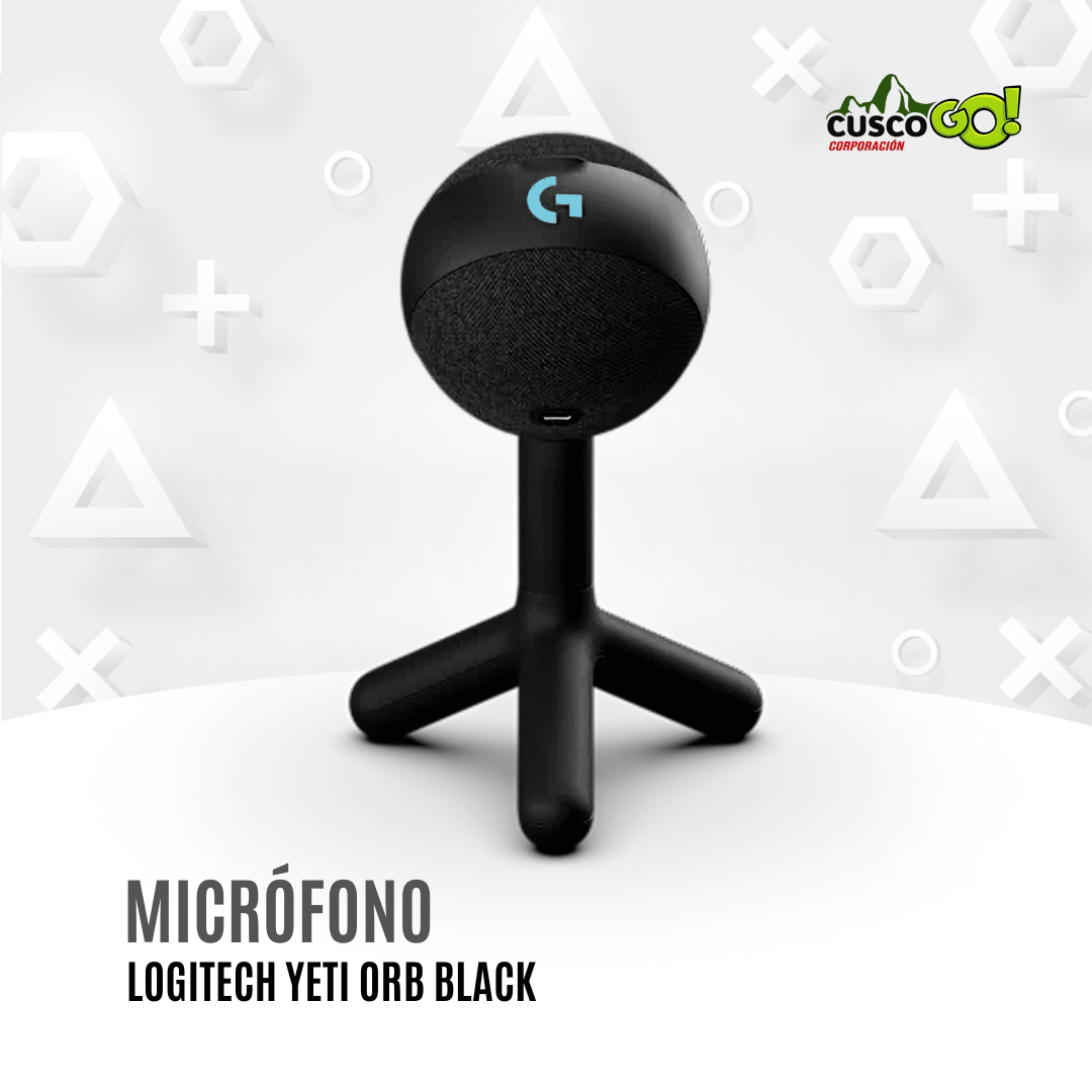 Micrófono Logitech Yeti Orb Negro2