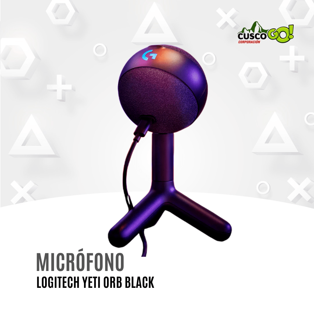 Micrófono Logitech Yeti Orb Negro3