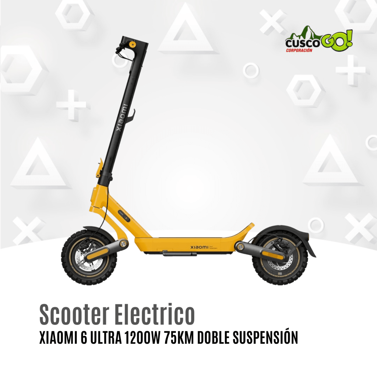 Xiaomi Electric Scooter 6 Ultra 1200W 75km Suspensión Doble2