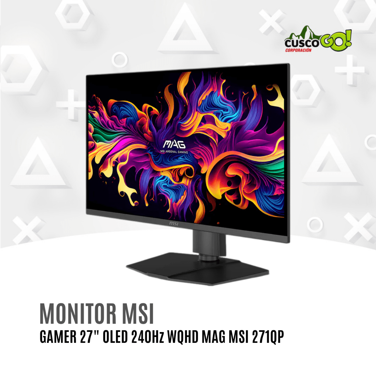 Monitor Gamer MSI 27 Pulgadas OLED 240Hz WQHD MAG 271QP2