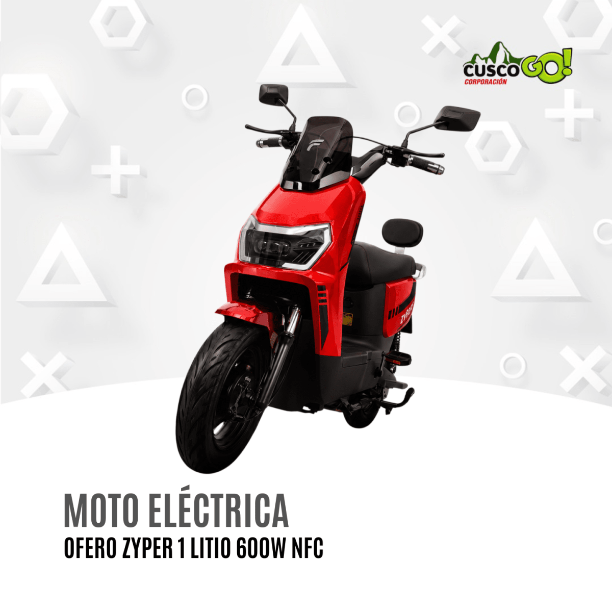 Moto Eléctrica Ofero Zyper 1 Litio 600W2