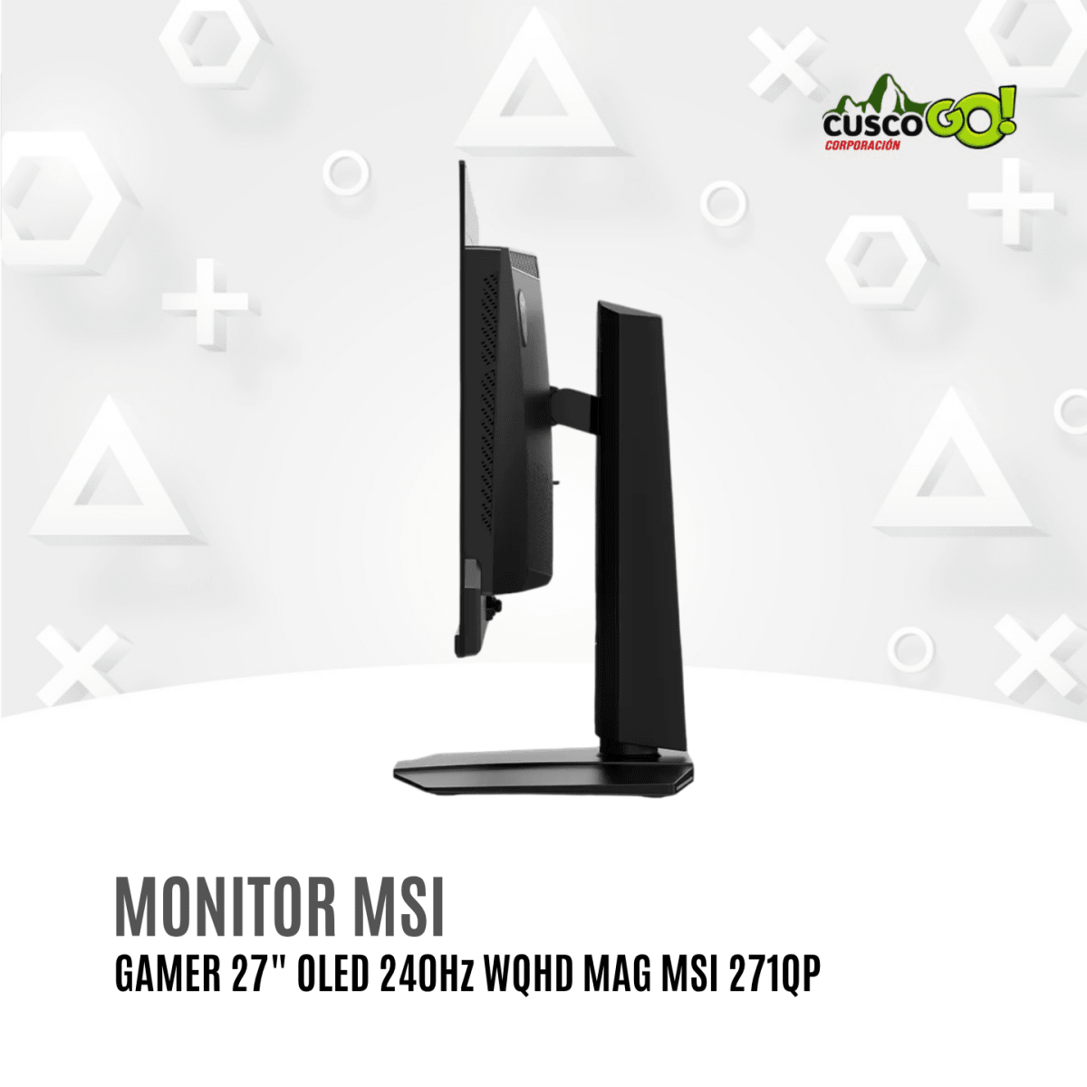 Monitor Gamer MSI 27 Pulgadas OLED 240Hz WQHD MAG 271QP3