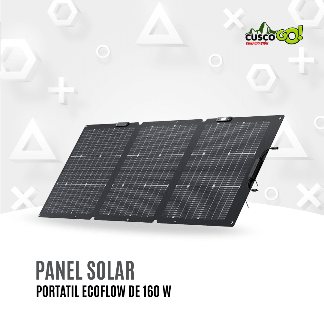 Panel Solar Portátil EcoFlow 160W 0