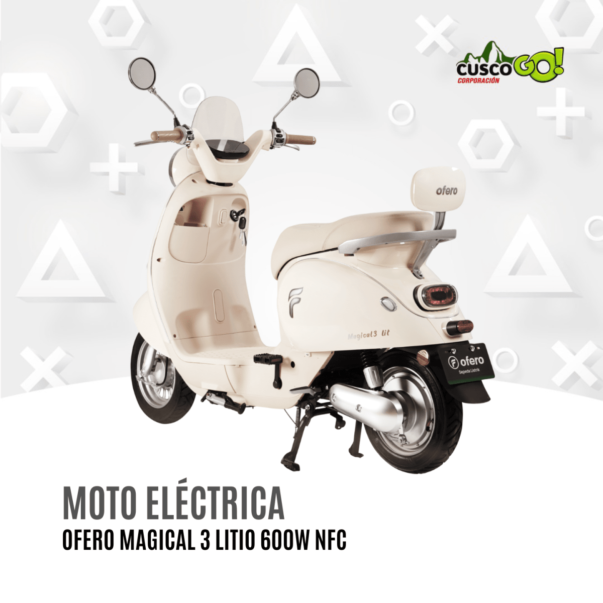 Moto Eléctrica Ofero Magical 3 Litio 600W3