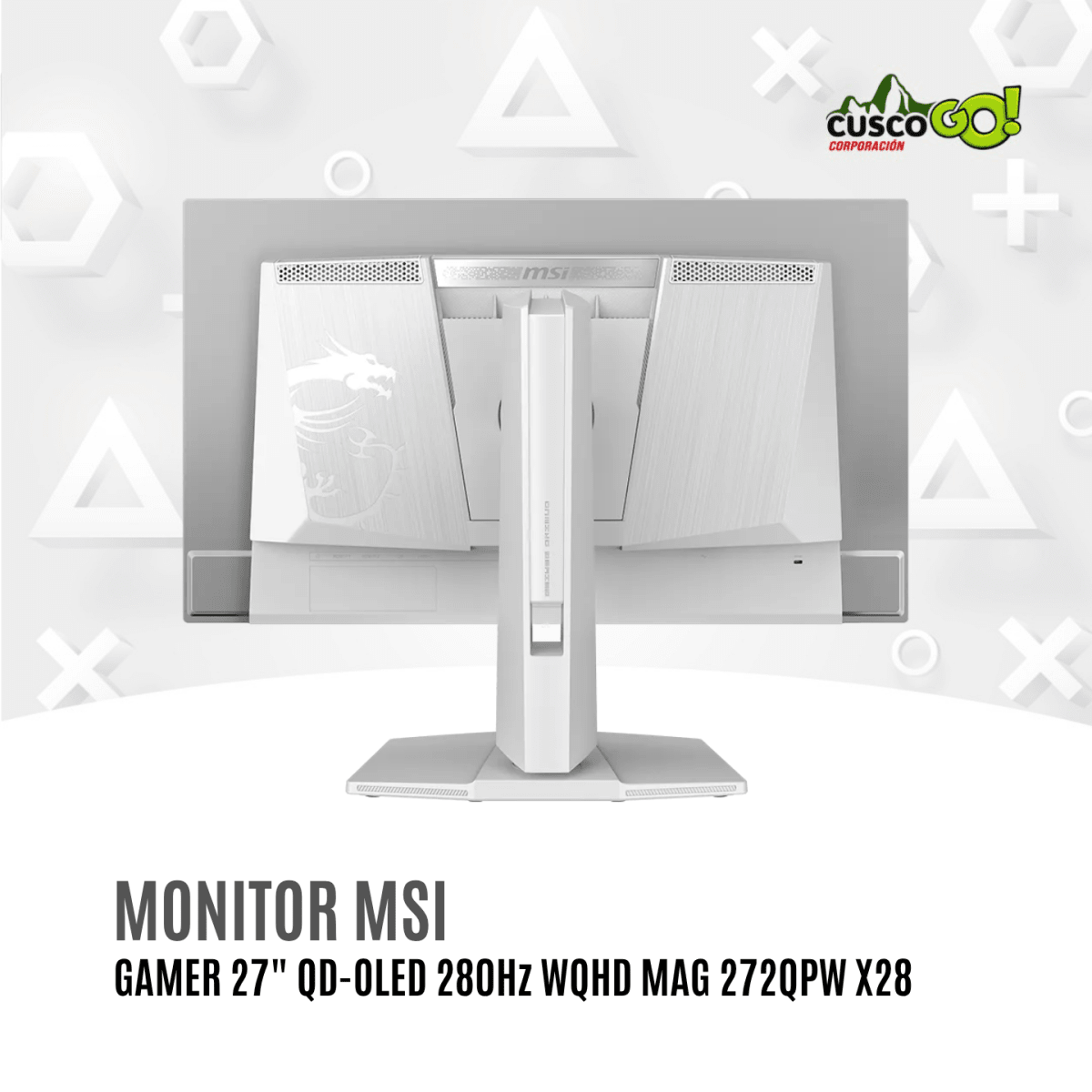 Monitor Gamer MSI 27 Pulgadas OLED 280Hz WQHD MAG 272QPW2