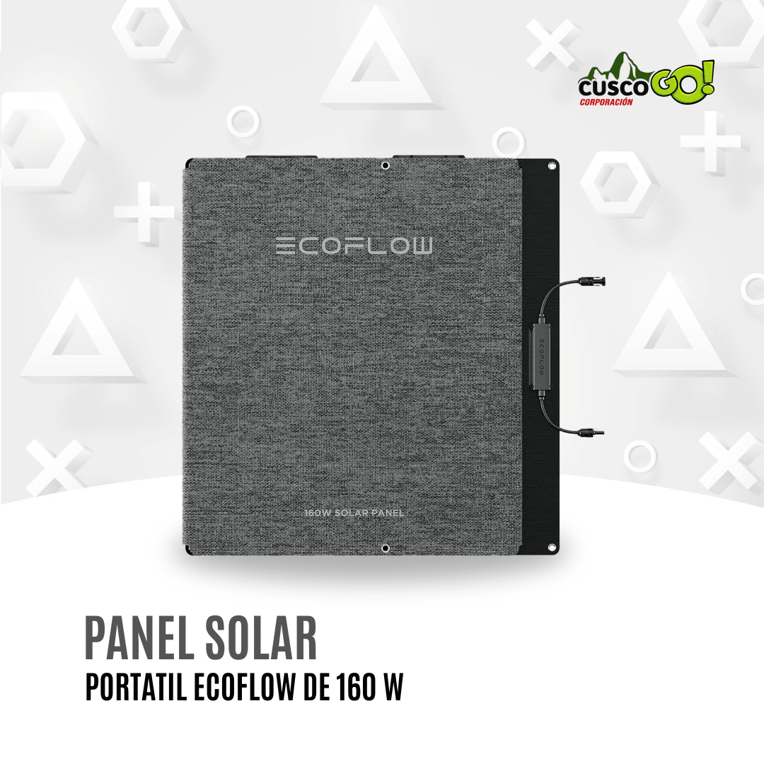 Panel Solar Portátil EcoFlow 160W3