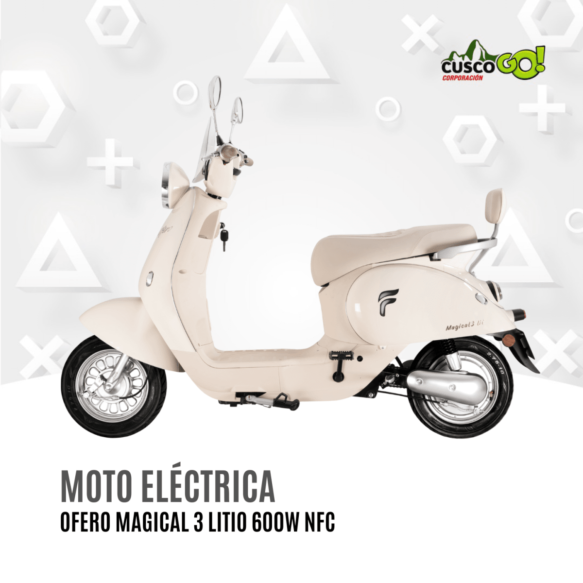 Moto Eléctrica Ofero Magical 3 Litio 600W2