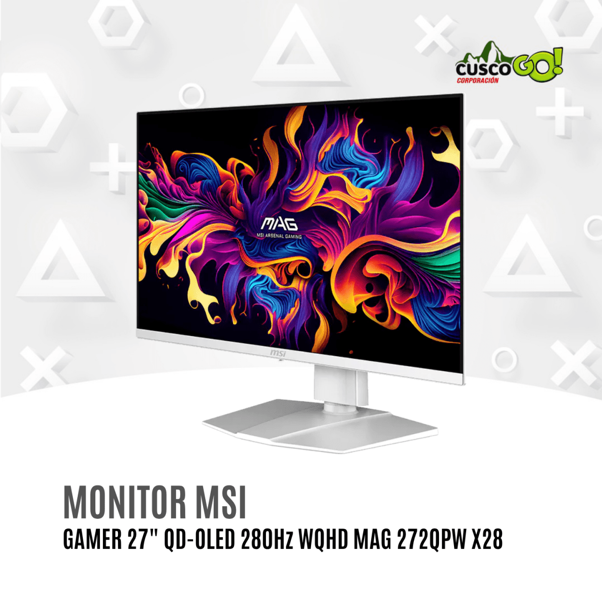 Monitor Gamer MSI 27 Pulgadas OLED 280Hz WQHD MAG 272QPW3