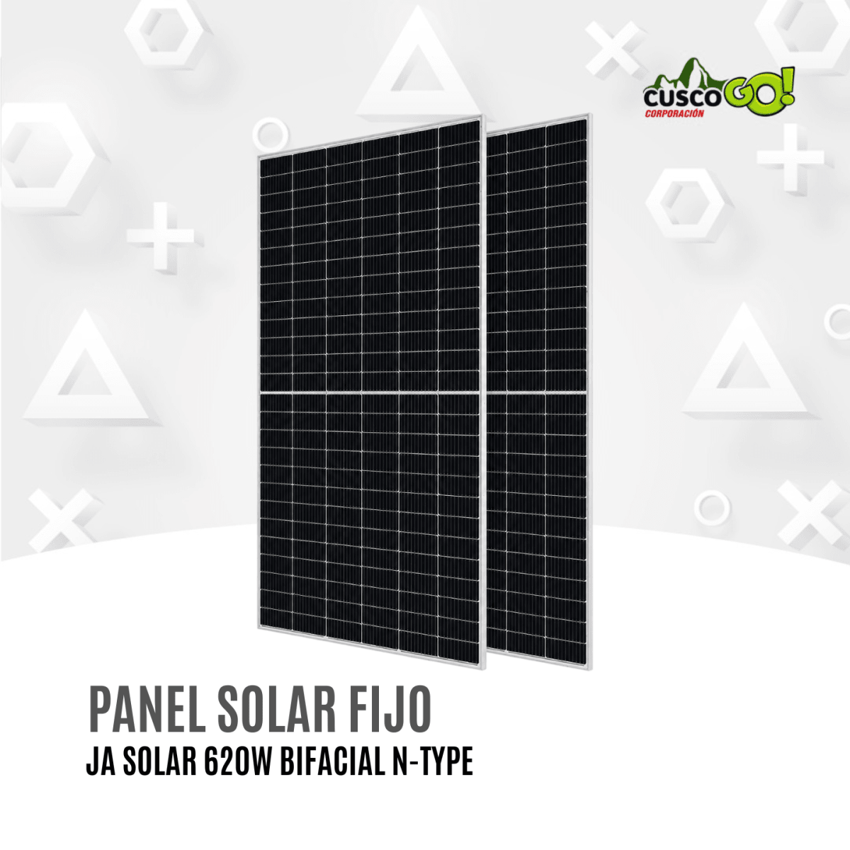 Panel Solar JA Solar 620W Bifacial N-Type 0