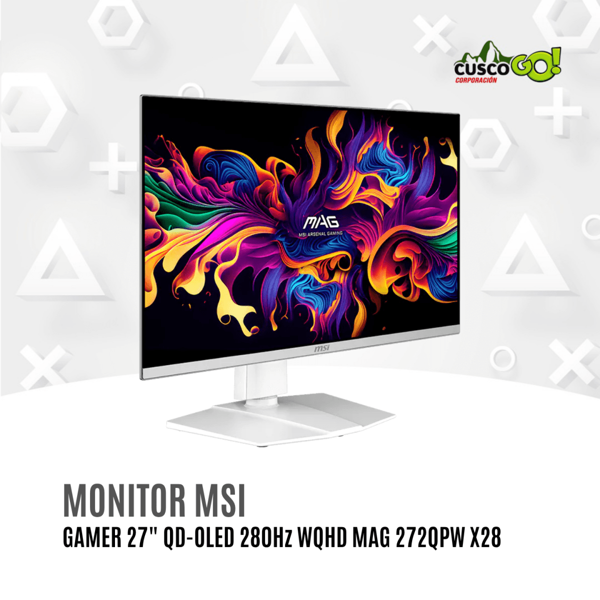 Monitor Gamer MSI 27 Pulgadas OLED 280Hz WQHD MAG 272QPW4
