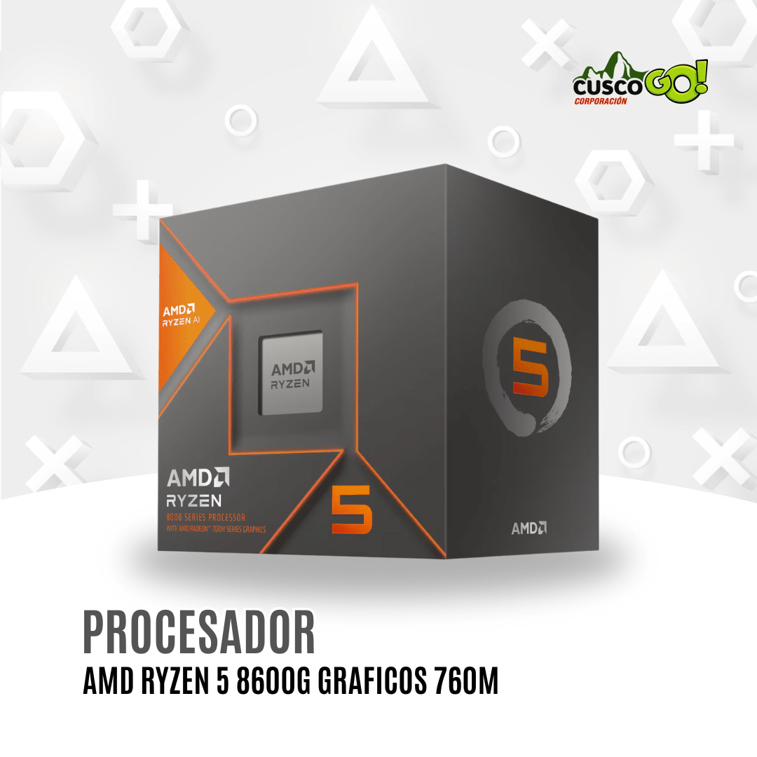 Procesador AMD Ryzen 5 8600G AM5 con gráficos Radeon3