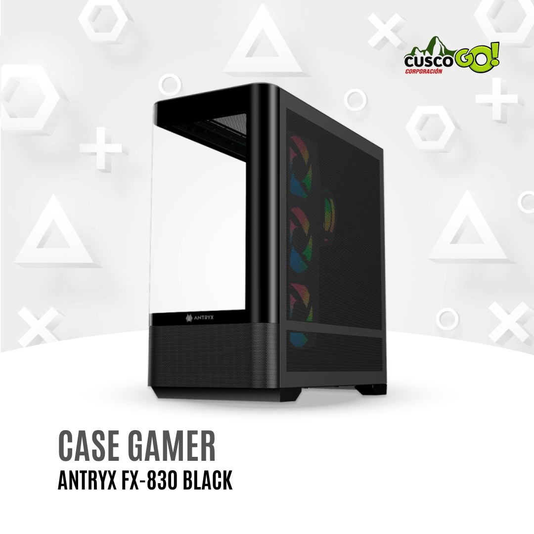 Case Gamer Antryx FX 830 Black ARGB3