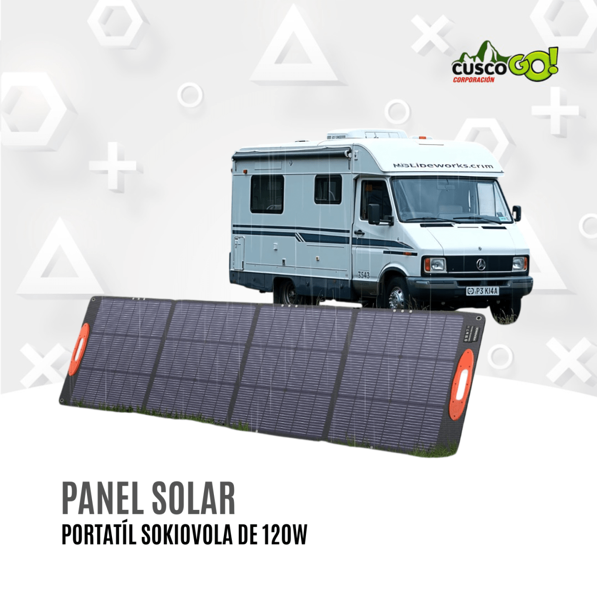 Panel Solar Portátil Sokiovola 120W3