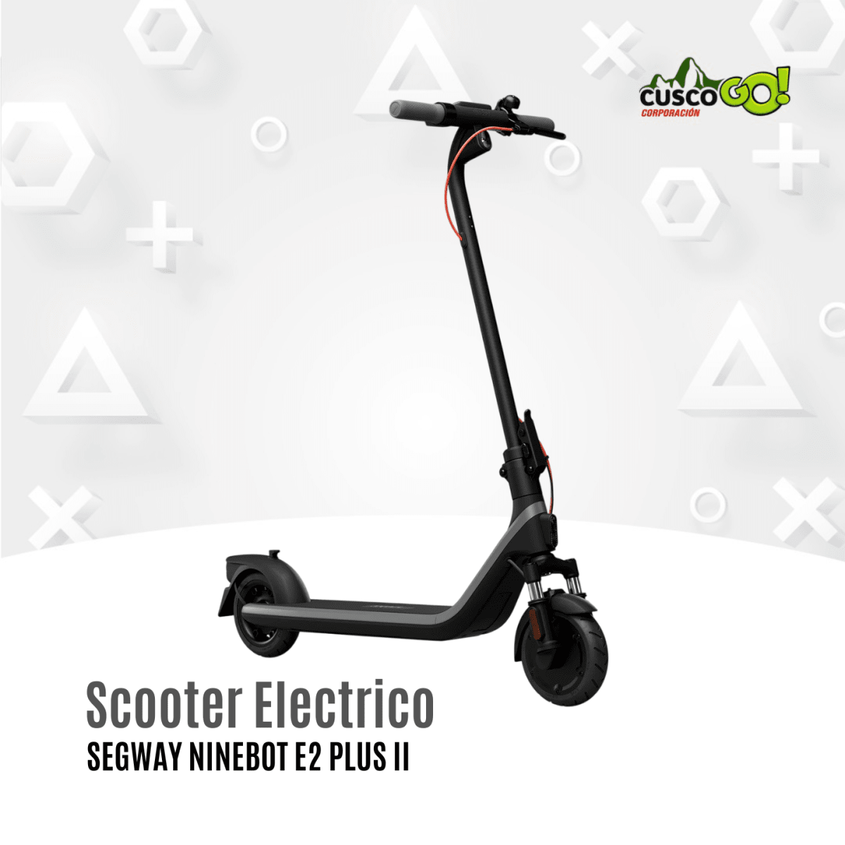 Scooter Eléctrico Segway Ninebot E2 Plus II 500W 25km3