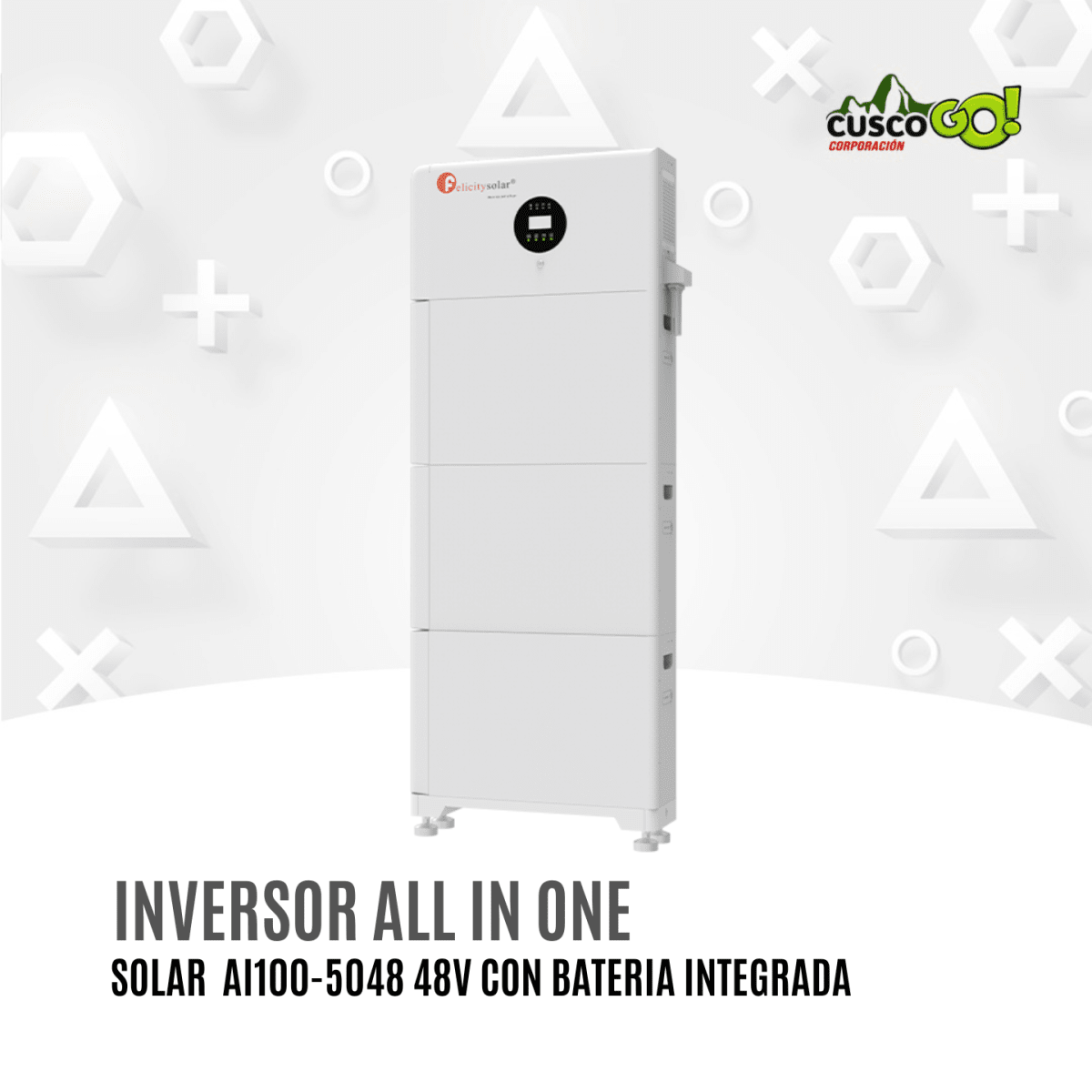 Inversor Solar Felicity Solar AI100-5048 5kW con Batería Integrada3